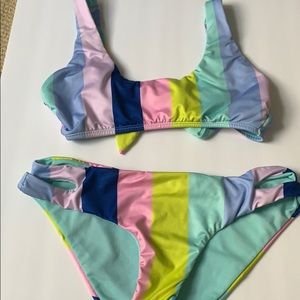 The Bikini Lab striped bikini